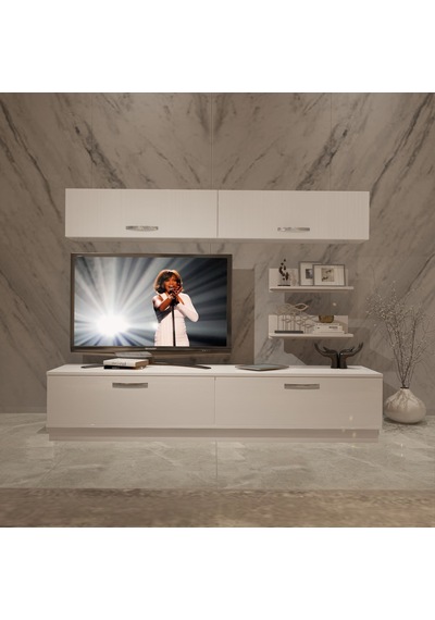 Decoraktiv Eko 5b Slm Std Tv Ünitesi Tv Sehpası Beyaz