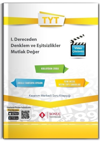 Yks Tyt 1. Dereceden Denklem Ve Eşitsizlikler Mutlak Değer