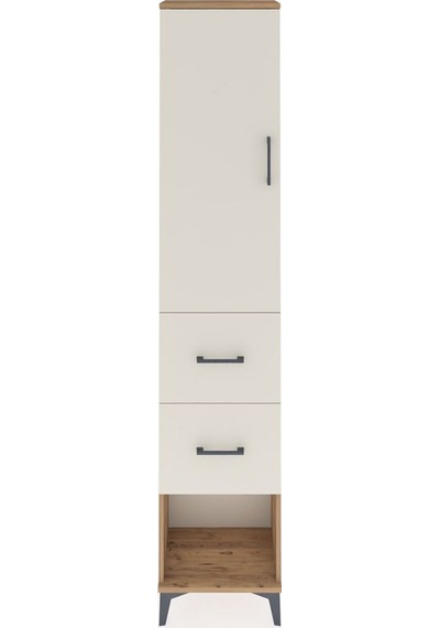 Arges Dolap 2 Raflı 2 Çekmeceli Tek Askılı 44x30x221 Çam-aytaşı Atlas Çam