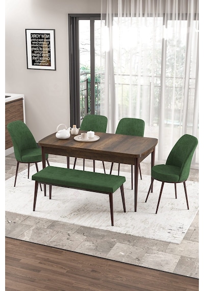 Canisa Concept Zen Serisi 80x132 Mdf Açılabilir Barok Ahşap Desen Masa Takımı 4 Haki Yeşil Sandalye Ve 1 Bench Masa Barok Sandalyeler Haki Yeşili Canisa Concept Zen Serisi 80x132 Mdf Açılabilir Barok Ahşap Desen Masa Takımı 4 Haki Yeşil Sandalye Ve 1 Bench Masa Barok Sandalyeler Haki Yeşili