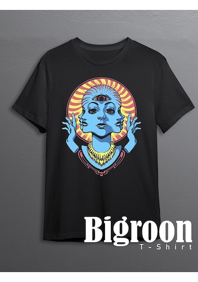 Yoga Ohm Meditasyon Üçüncü Göz Tişört Unisex T-shirt 001
