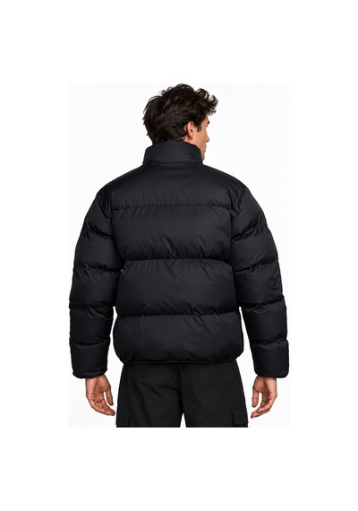 Nike Sportswear Club Primaloft Oversize Mens Hooded Jacket Kapüşonlu Geniş Kalıp Erkek Siyah Mont