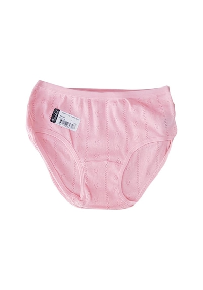 Tutku 0854 Kız Çocuk Jakarlı Bato-slip-külot - 12'li Kombin Çok Renkli