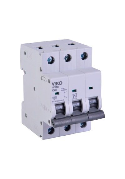 10vtb-3c40 Otomatik Sigorta 10ka C Tipi 3 Kutup 40a
