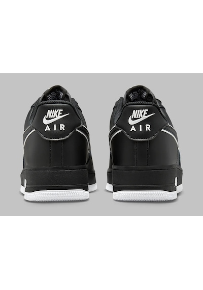 Nike Blank White Shades Illuminate This Pitch-dark Air Force 1 SİYAH-BEYAZ