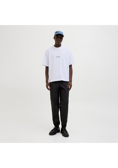Jack & Jones Dynamic Script Erkek Beyaz Tişört 12273310-bw Beyaz