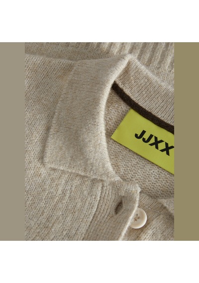 Jack & Jones Kadin Uzun Kollu Polo Triko - Catalina - 12280282 Fog