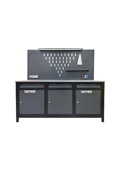 Takpower Ttr4414 2 Metre Takım Tezgahı 3 Çekmece 3 Dolaplı