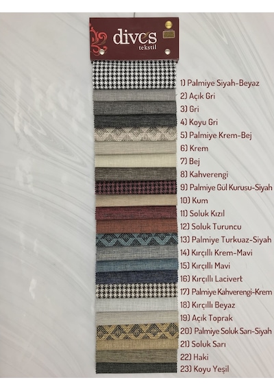 Begonvil Keten Serisi Premium 1. Kalite Döşemelik Kumaş [23 Renk]