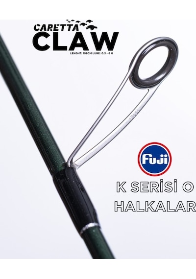 Caretta Claw 198 Cm 0.3-6gr Lrf Kamışı