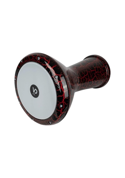Vd Vatan Darbuka Döküm Siyah Kırmızı Çatlak Desenli Boyalı Darbuka Drum, Doumbek, Perküsyon Sku: Zeusb0dvq5l79c