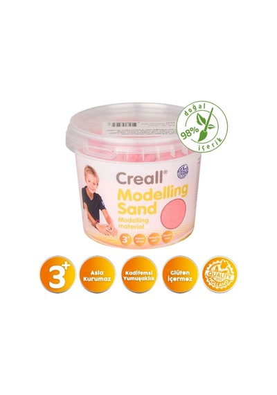 Creall Kinetik Modelleme Kumu 750gr Kırmızı