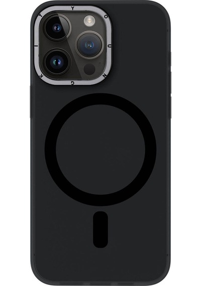 Apple Uyumlu iPhone 15 Pro Kılıf Magsafe Şarj Özellikli Youngkit Hidden Sand Serisi Kapak Mavi