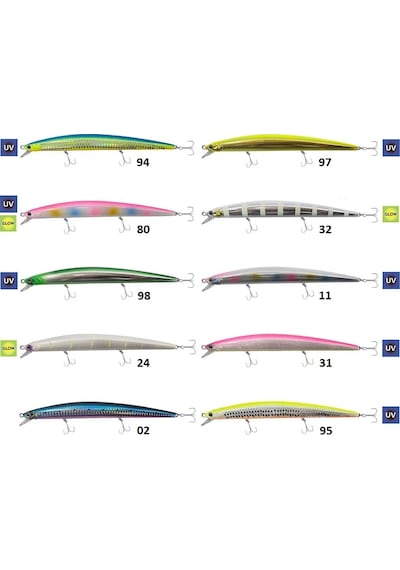 Kendo Seabass Minnow Ss 182s 37.5gr Sinking Maket Yem