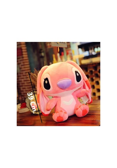 Lilo Ve Stitch 39 Cm Sevimli Kaliteli Peluş Oyuncak Mavi Pembe Pembe
