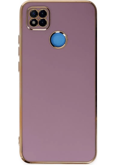 Newface Xiaomi Redmi 9c Kılıf Volet Silikon - Mor