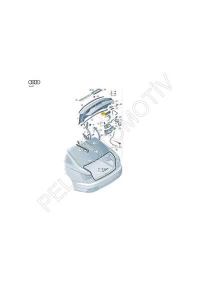 Audi A1 Bagaj Açma Butonu Kameralı 81a827566a 2019-2022