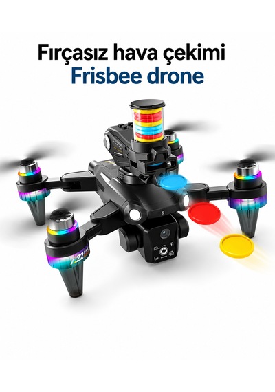 Hd Kameralı Drone Led Işıklı Şarjlı Quadcopter