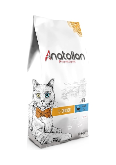 Anatolian Premium Tavuklu Yetişkin Kedi Maması 10 kg