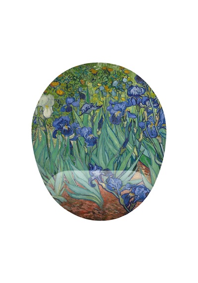 Van Gogh İrisler Bilek Destekli Mouse Pad Çok Renkli