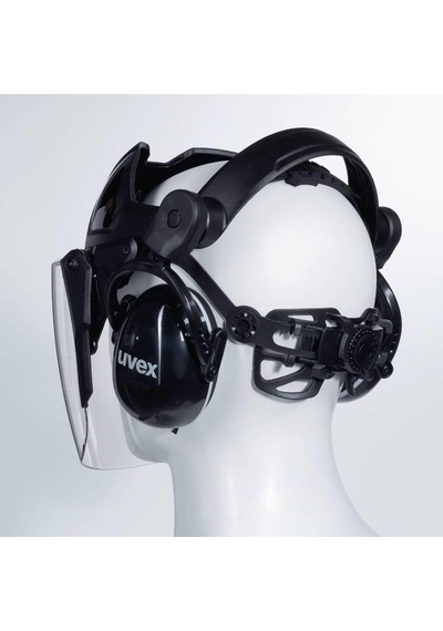 Uvex 9790212 Pheos Faceguard Pc Visor Ghs Yüz Koruma Ve Kulak Koruması İle