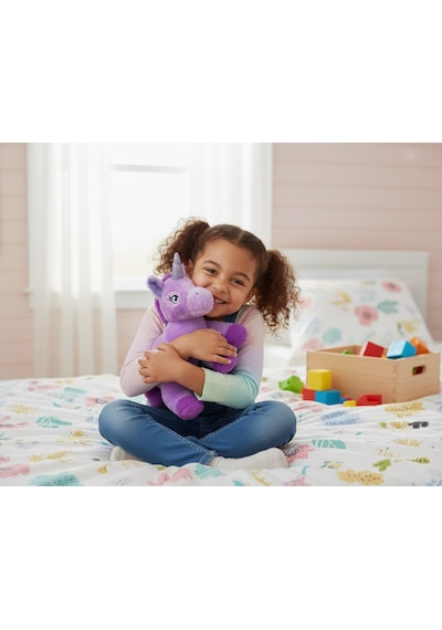 Merty Avm Premium Kalite Peluş Unicorn Tek Boynuzlu At - Dolgun Yapılı Hediye Oyuncak Mor