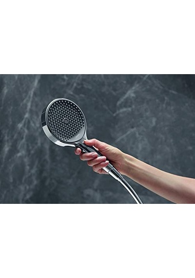 12 7 Cm Modern El Duş Başlığı 3 Püskürtme Toz Yağmuru Yoğun Toz Yağmur Krom Monorain 26864001 Çok Renkli