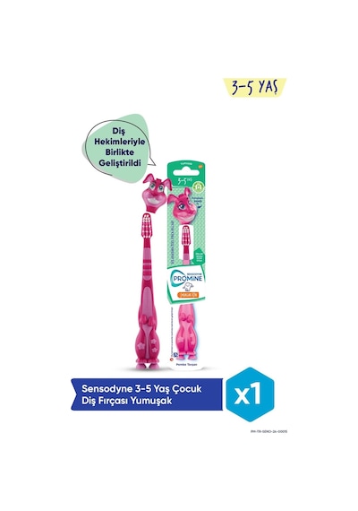 Sensodyne Promine 3-5 Yaş Çocuk Tavşan Karakterli Yumuşak Diş Fırçası