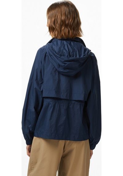 Tommy Hilfiger Nylon Packable Kadın Mavi Yağmurlukww0ww46444