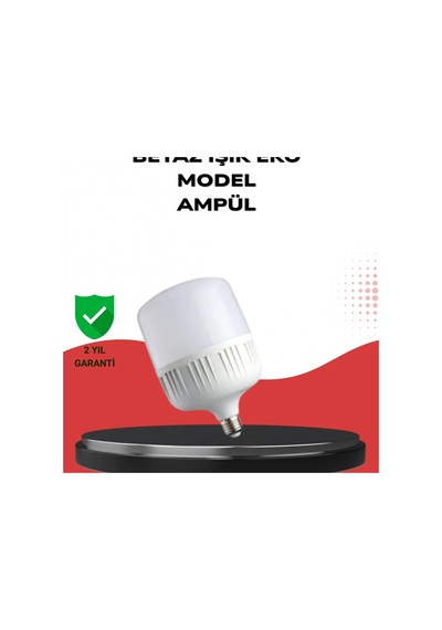 30w Şarjlı Led Ampul E27 Duy Beyaz Işık
