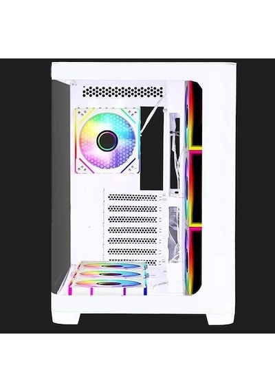 Gamebooster 850w 80+ Bronze Gb-g2852w-850w 7-fanlı Gamıng Mıd-tower Pc Kasası Beyaz