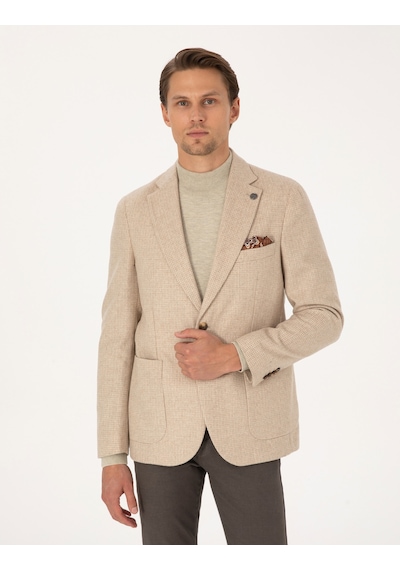 Pierre Cardin Erkek Bej Ceket 50313336-vr011 Bej