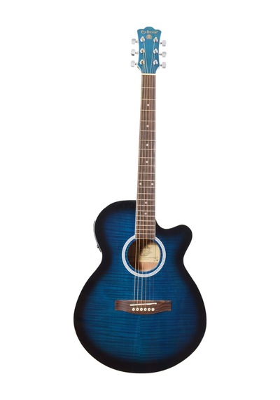 Extreme Xac45eq4bls Sahne Gitarı Mavi Aktif Ekolayzer Kesik K