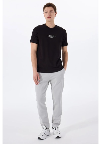 Only & Sons Erkek Onsvısta Rahat Kalıp Kısa Kollu %100 Pamuk T-shirt 22034498 Siyah SIYAH