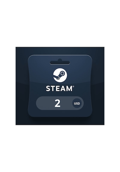 Steam Cüzdan 2 Usd Bakiye Hediye Kartı Gift Card