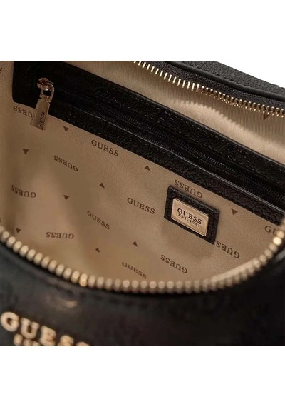Guess Kadın Vegan Ella Logo Hobo Çanta Hwpd9746010 Siyah