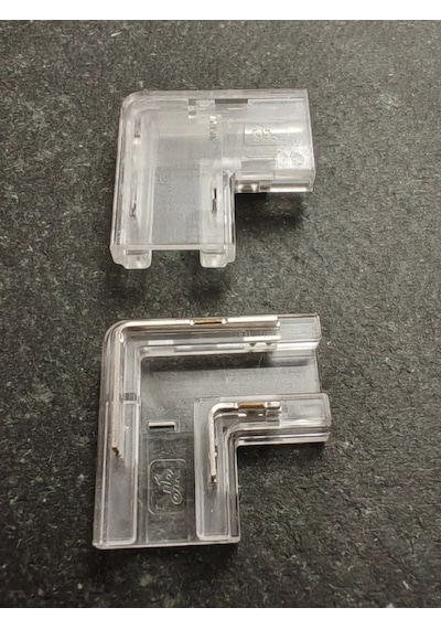 8 Mm Smd Ve Cob Şerit Led Birleştirme Aparatı L Köşe Lehimsiz Konnektör 10 Adet
