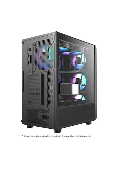 Powerboost PB-P3602BB 850 W 80+ Bronze Gamıng Mıd Tower PC Kasa