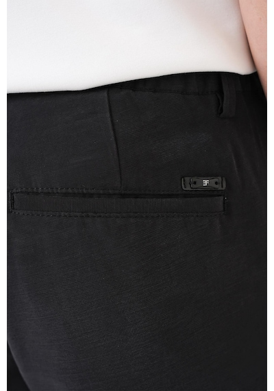 Efor Comfort Beli Lastikli Rayon Karışımlı Siyah Jogger Pantolon P 1194 Siyah