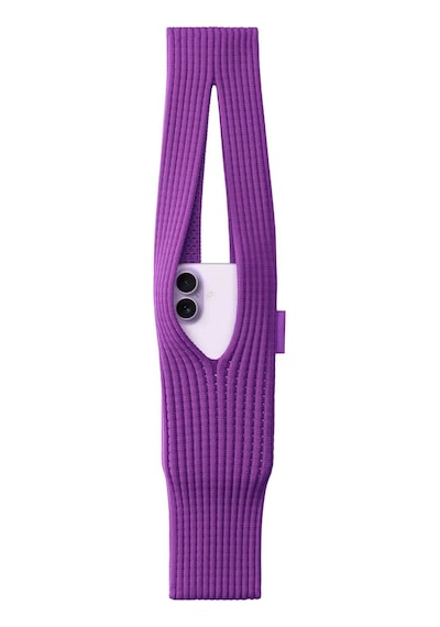 Nihcase Apple Uyumlu iPhone 15 Pro Kılıf Örgü Şık Tasarım Pokket Hasır Small 40cm Kılıf