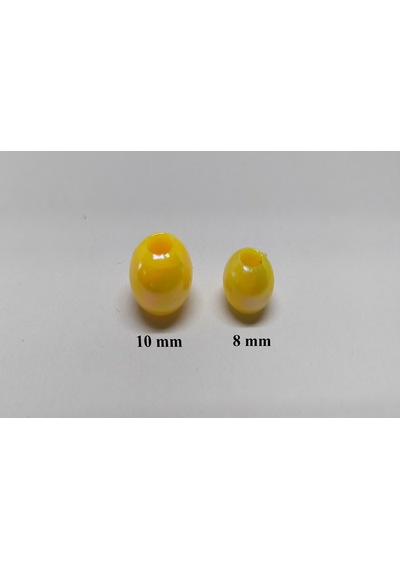 Sazan Dip Yemi Janjan Boncuk 8 Mm (Geniş Delik)100 Adet