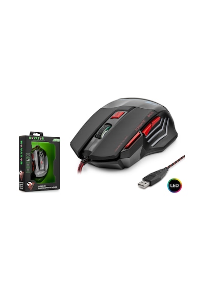 Novator HD-G30 Kablolu LED Optik Oyuncu Mouse
