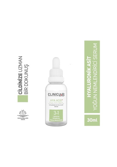 Clinic Lab Yoğun Nemlendirici Ve Yenileyici Hyaluronik Asit Içeren Serum 30 ML