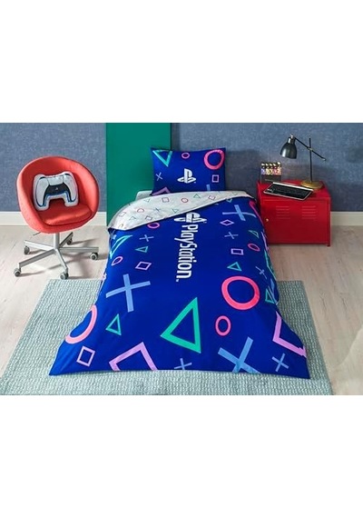 Playstation Tek Kişilik Pamuk Nevresim Takımı 0