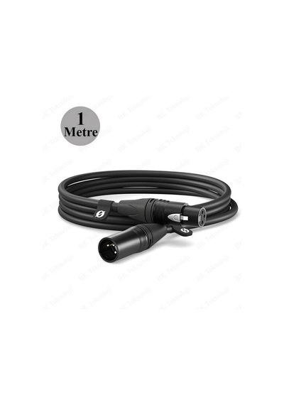 3 Pin Xlr Erkek - Dişi Mikrofon Mikser Ses Uzatma Kablosu - 1 M