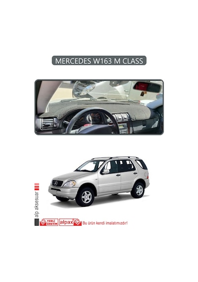 Mercedes W163 M Classtorpido Koruma Halısı Gri Kenar
