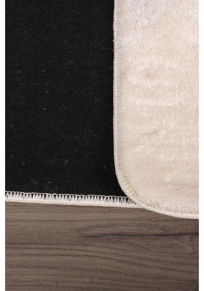 Relax Krem 80x150 + 50x80 Cm Büyük Ebat 2'li Banyo Halısı Paspası Krem