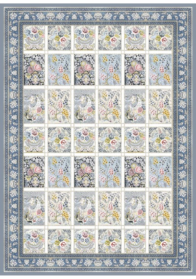 Dijital Baskı Pamuk Dokuma Taban Desenli Yolluk Koridor Halısı Çok Renkli 831655003 Çok Renkli