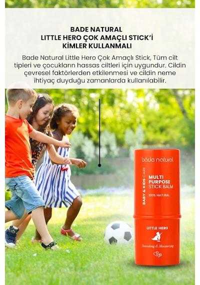 Little Hero Doğal Stick Onarıcı Ve Çok Amaçlı Little Hero Doğal Stick Onarıcı Ve Çok Amaçlı