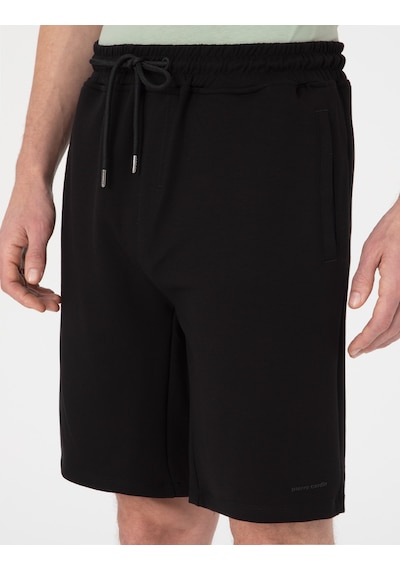 Pierre Cardin Siyah Comfort Fit Örme Şort 50310720-vr046